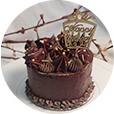 Belgian chocolate truffle cake