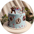 Avengers vancho cake