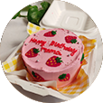 Strawberry Bento cake