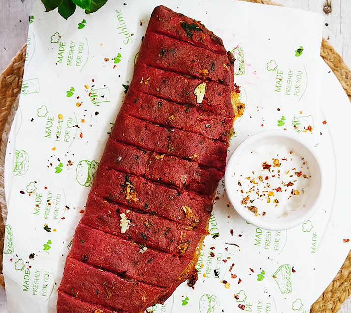 Bread - Garlic bread beet - 3
