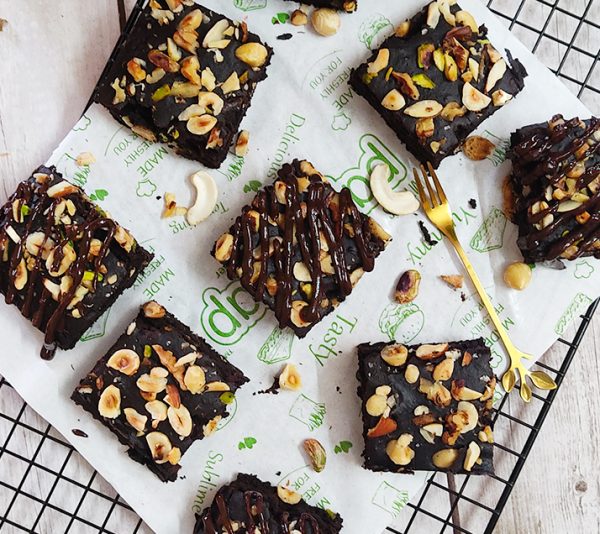 Vegan Whole Wheat Brownies
