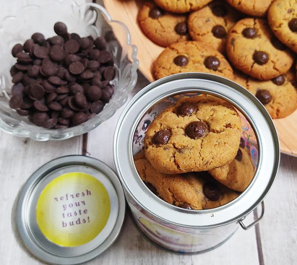 Whole Wheat Choco Chip Cookies