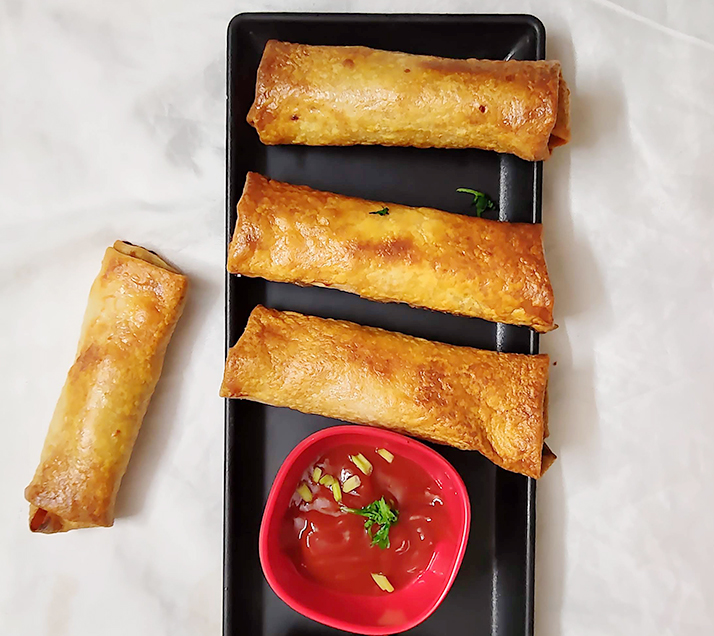 Veg spring roll - 4