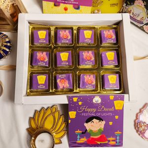 Assorted Handmade Chocolates – Diwali Special Chocolates Hamper box - Pack of 12