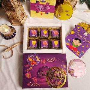Assorted Handmade Chocolates – Diwali Special Chocolates Hamper box - Pack of 6