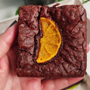 Chocolate orange brownie