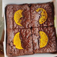 Chocolate orange brownie 2