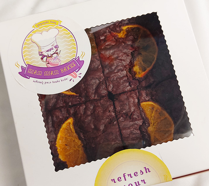 Chocolate Orange Brownie - packed