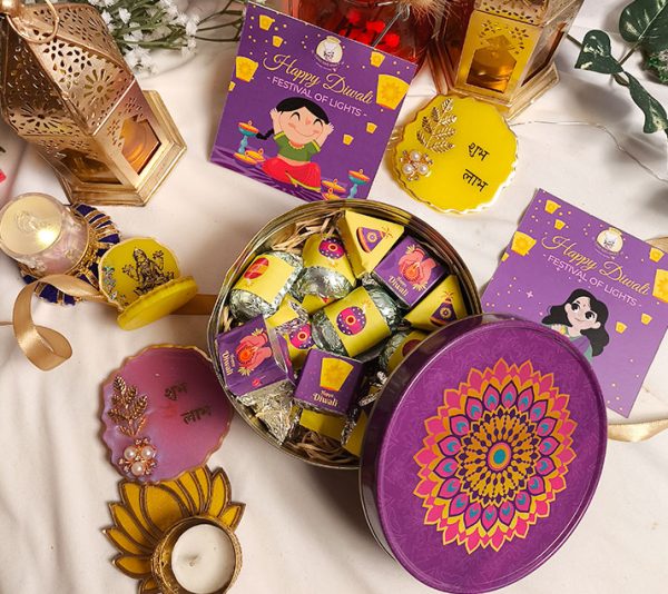Diwali Special – Assorted Crackers Chocolates Tin