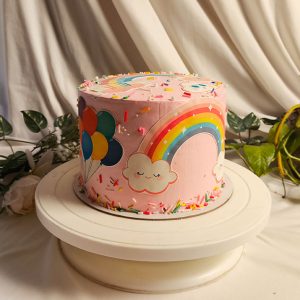 Rainbow Themed Cake
