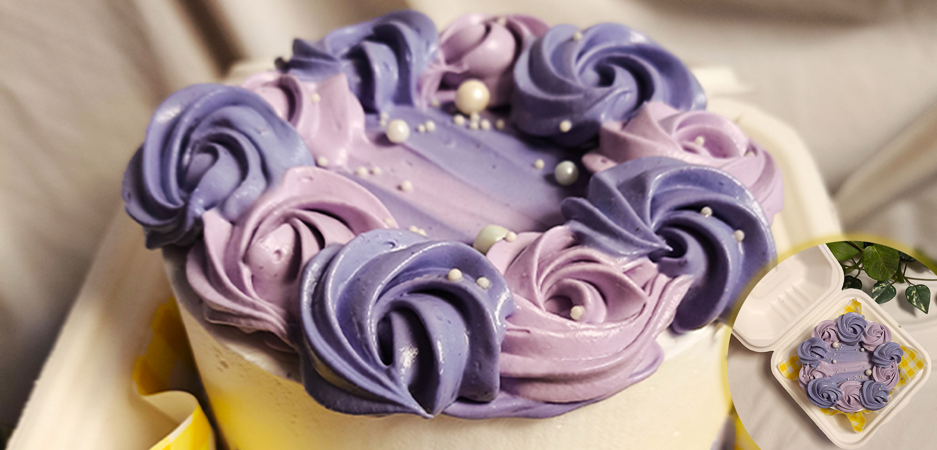 Pineapple Purple Floral Bento