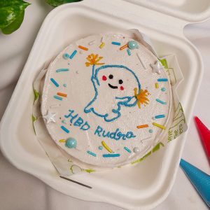 Birthday / Baby Milestone Bento Cake – Adorable Cartoon Edition