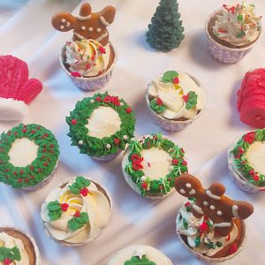 Christmas Themed Cupcakes