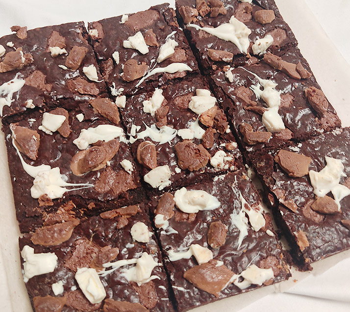 Triple Chocolate Brownies