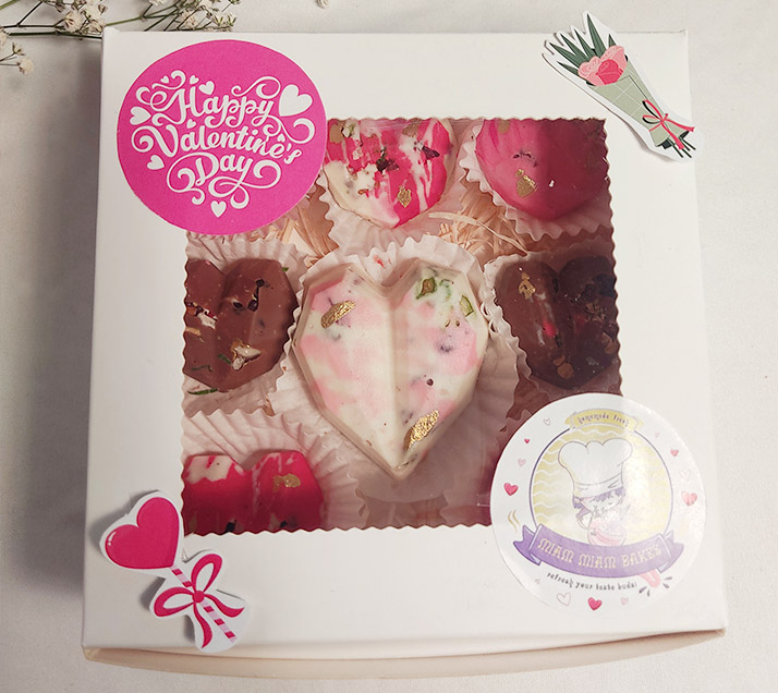 Valentine’s Special Heart Chocolates – Handcrafted with Love
