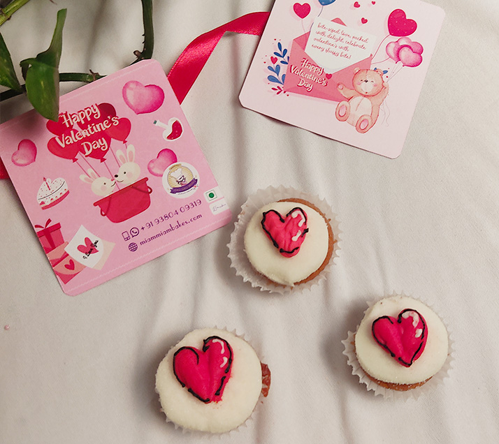 Valentine’s Special mini Heart Cupcakes – Cute, Romantic & Made with Love