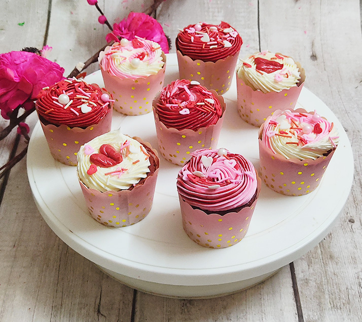 Valentine’s Themed Special Cupcakes – Sweet, Romantic & Irresistible
