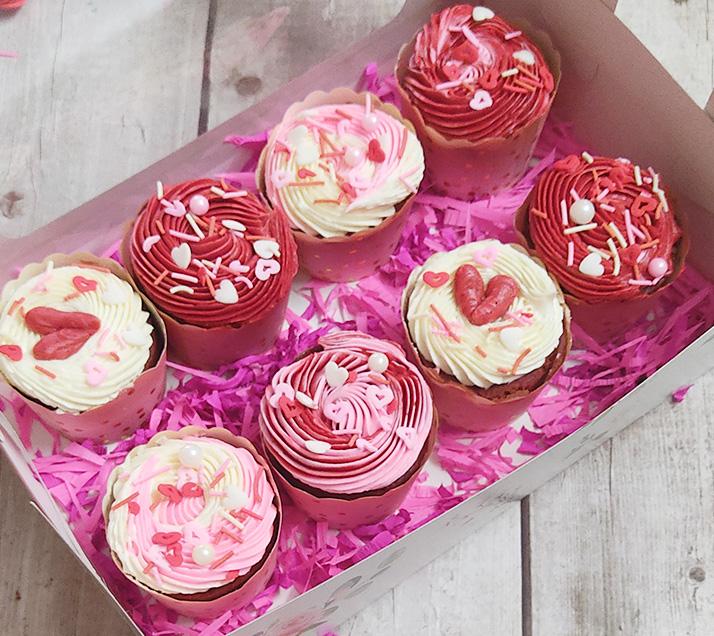Valentine’s Themed Special Cupcakes – Sweet, Romantic & Irresistible